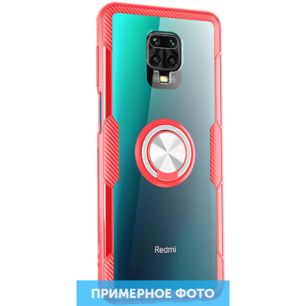 

TPU+PC чехол Deen CrystalRing for Magnet (opp) для Samsung Galaxy Note 20 Ultra Бесцветный / Красный (386223)