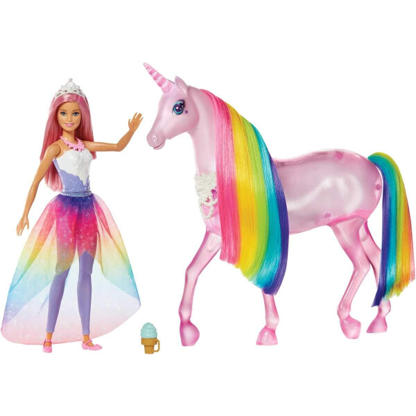 

Кукла Барби Дримтопия и Единорог Barbie Dreamtopia Magical Lights Unicorn and Princess Doll GWM78