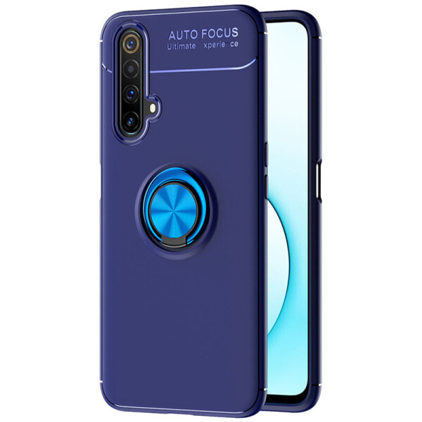 

TPU чехол Deen ColorRing под магнитный держатель (opp) для Realme X3 SuperZoom / X3 / X50 Синий / Синий (5835613)