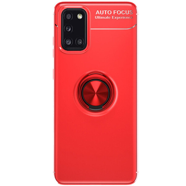 

TPU чехол Deen ColorRing под магнитный держатель (opp) для Samsung Galaxy A31 Красный / Красный (5372778)