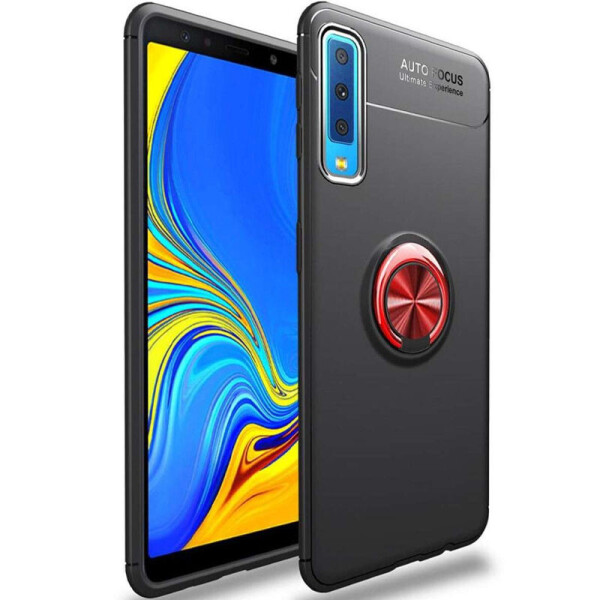 

TPU чехол Deen ColorRing под магнитный держатель (opp) для Samsung A750 Galaxy A7 (2018) Черный / Красный (9243152)