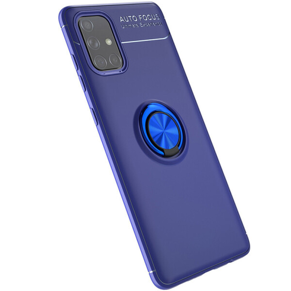 

TPU чехол Deen ColorRing под магнитный держатель (opp) для Samsung Galaxy A71 Синий / Синий (6508780)