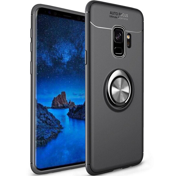 

TPU чехол Deen ColorRing под магнитный держатель (opp) для Samsung Galaxy S9 Черный / Черный (4979981)