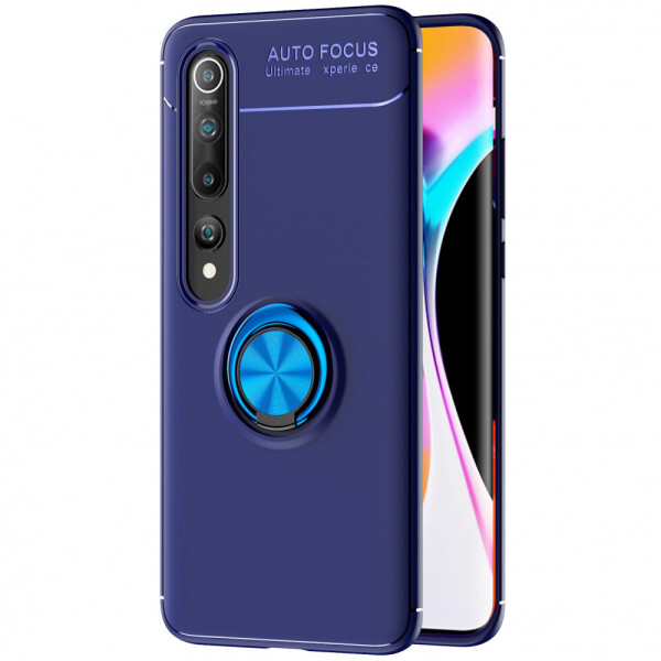 

TPU чехол Deen ColorRing под магнитный держатель (opp) для Xiaomi Mi 10 / Mi 10 Pro Синий / Синий (1256023)
