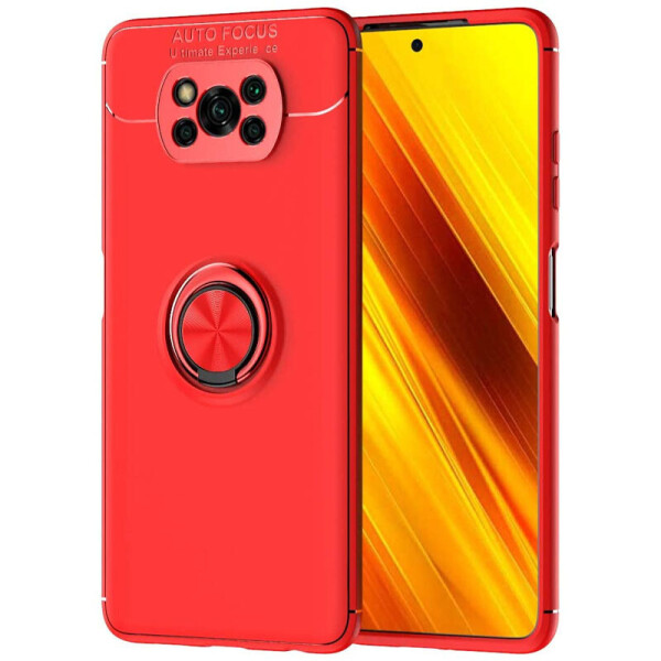 

TPU чехол Deen ColorRing под магнитный держатель (opp) для Xiaomi Poco X3 NFC Красный / Красный (7749757)