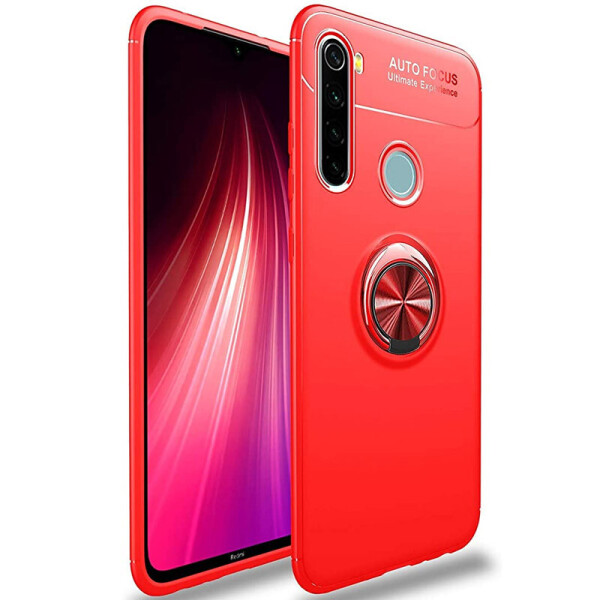 

TPU чехол Deen ColorRing под магнитный держатель (opp) для Xiaomi Redmi Note 8T Красный / Красный (5522429)