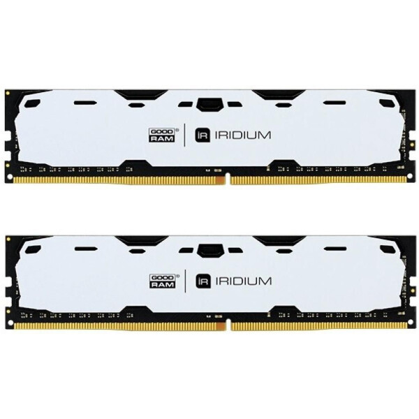 

DDR4 2x4GB/2400 GOODRAM Iridium White (IR-W2400D464L15S/8GDC)