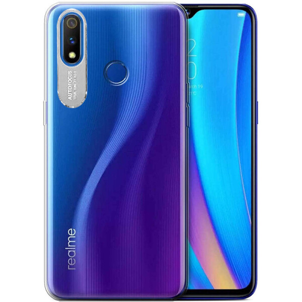 

TPU чехол Epic clear flash для Realme 3 Бесцветный / Серебряный (4931279)