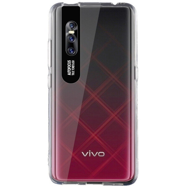 

TPU чехол Epic clear flash для Vivo V15 Pro Бесцветный / Черный (2758223)