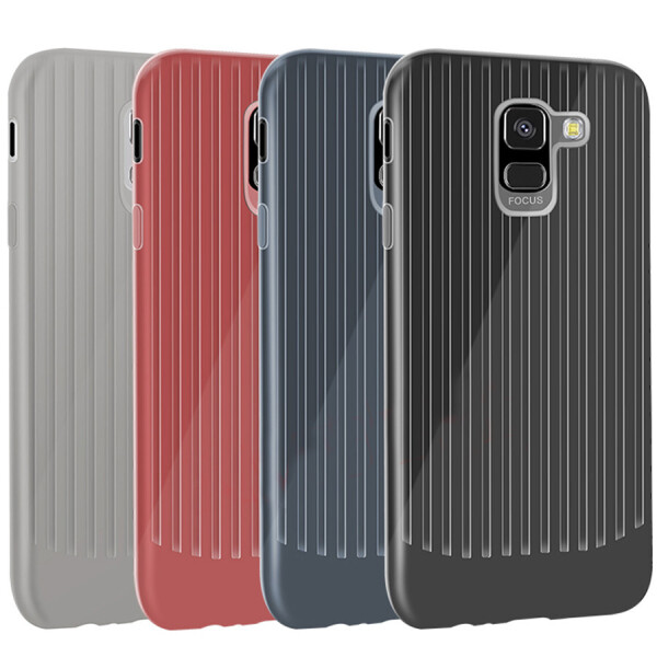 

TPU чехол Grill для Samsung J600F Galaxy J6 (2018) Красный (прозрачный) (7663554)