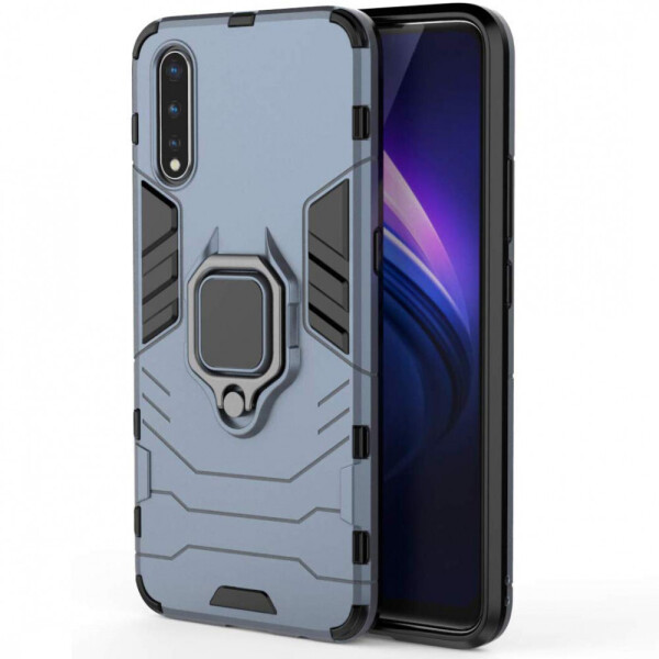 

Ударопрочный чехол Transformer Ring for Magnet для Realme 6 Pro Черный / Soul Black (1593066)
