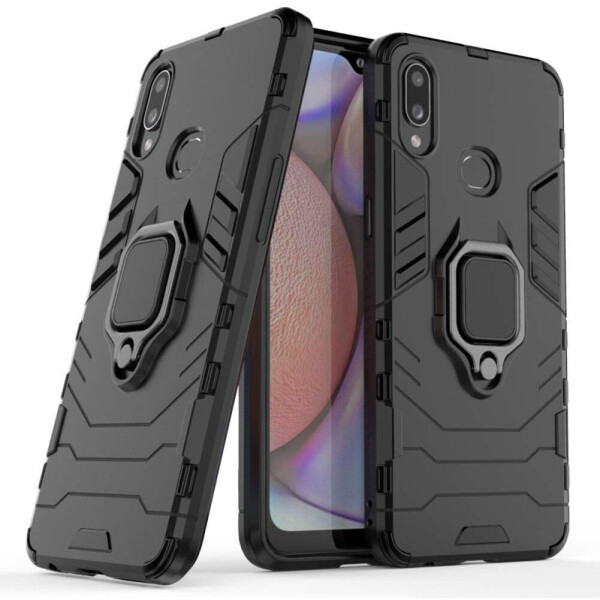 

Ударопрочный чехол Transformer Ring for Magnet для Samsung Galaxy A10s Черный / Soul Black (3837633)