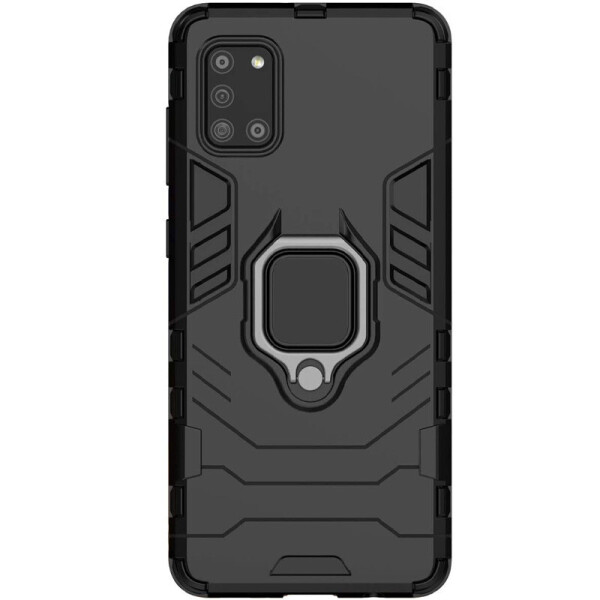 

Ударопрочный чехол Transformer Ring for Magnet для Samsung Galaxy A31 Черный / Soul Black (2091882)