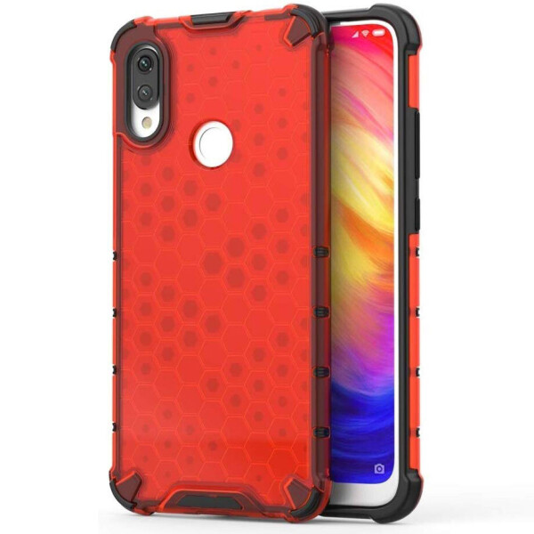 

Ударопрочный чехол Honeycomb для Xiaomi Redmi 7 Красный (8438744)