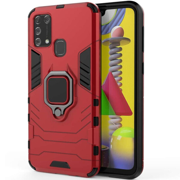 

Ударопрочный чехол Transformer Ring for Magnet для Samsung Galaxy M30s / M21 / M31 Красный / Dante Red (8528800)
