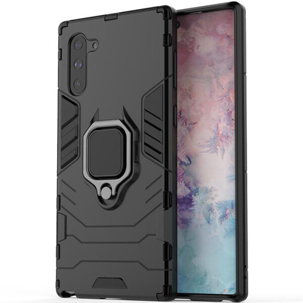 

Ударопрочный чехол Transformer Ring for Magnet для Samsung Galaxy Note 10 Черный / Soul Black (5215761)