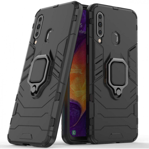 

Ударопрочный чехол Transformer Ring for Magnet для Vivo Y15 / Y17 Черный / Soul Black (8966000)