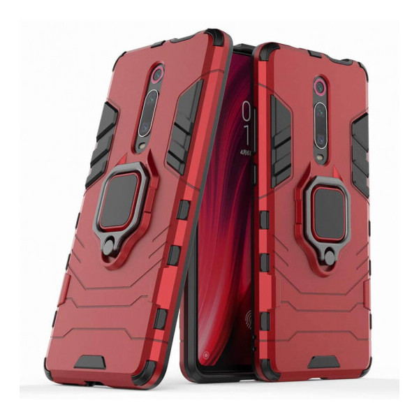 

Ударопрочный чехол Transformer Ring for Magnet для Xiaomi Redmi K20 / K20 Pro / Mi9T / Mi9T Pro Красный / Dante Red (3016522)
