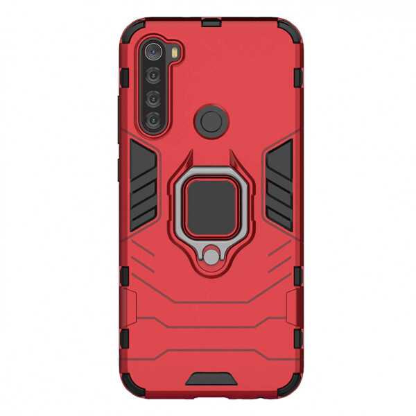 

Ударопрочный чехол Transformer Ring for Magnet для Xiaomi Redmi Note 8T Красный / Dante Red (6681004)