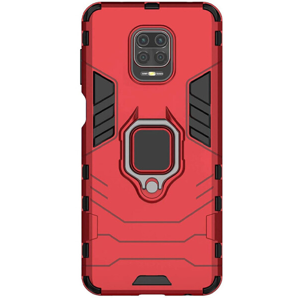 

Ударопрочный чехол Transformer Ring for Magnet для Xiaomi Redmi Note 9s/Note 9 Pro/Note 9 Pro Max Красный / Dante Red (9593977)