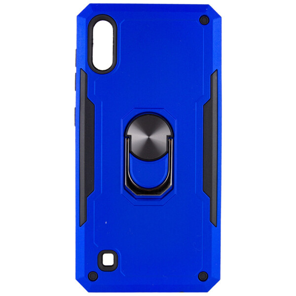 

Ударопрочный чехол SG Ring Color магнитный держатель для Samsung Galaxy A10 (A105F) Синий (5260396)