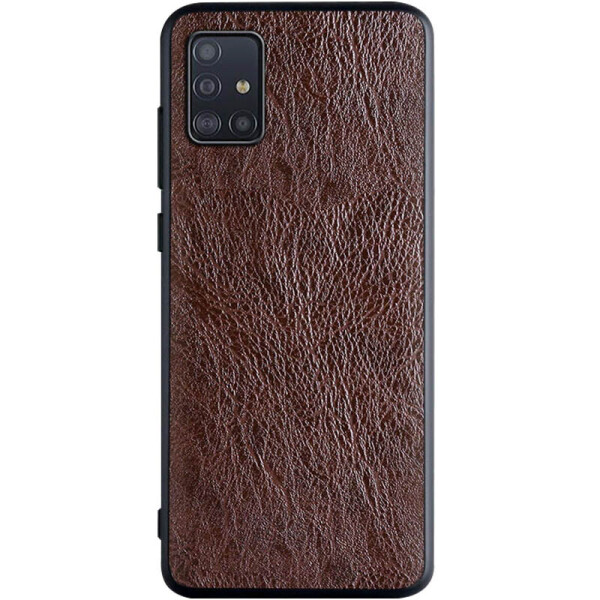 

Кожаный чехол PU Retro classic для Samsung Galaxy A51 Темно-коричневый (9604619)
