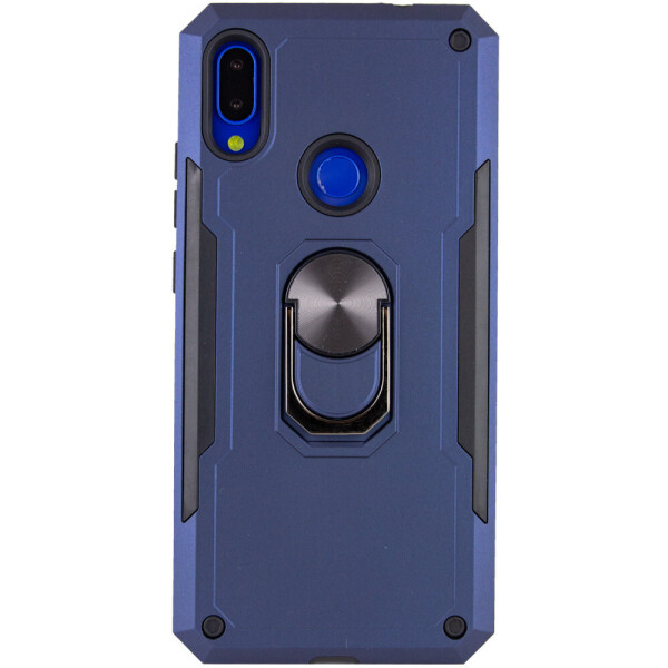 

Ударопрочный чехол SG Ring Color магнитный держатель для Xiaomi Redmi Note 7 / Note 7 Pro / Note 7s Темно-синий (4843191)