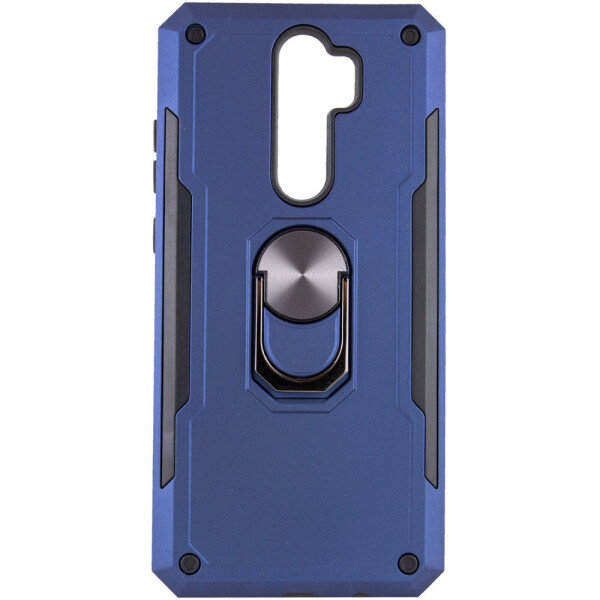 

Ударопрочный чехол SG Ring Color магнитный держатель для Xiaomi Redmi Note 8 Pro Темно-синий (5071928)
