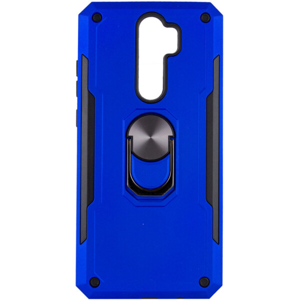 

Ударопрочный чехол SG Ring Color магнитный держатель для Xiaomi Redmi Note 8 Pro Синий (8137352)