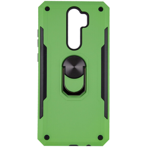 

Ударопрочный чехол SG Ring Color магнитный держатель для Xiaomi Redmi Note 8 Pro Салатовый (7774354)