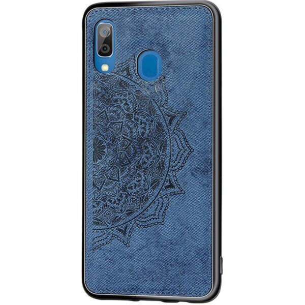 

TPU+Textile чехол Mandala с 3D тиснением для Samsung Galaxy A20 / A30 Синий (7271255)