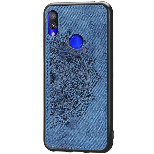 

TPU+Textile чехол Mandala с 3D тиснением для Xiaomi Redmi 7 Синий (842416)