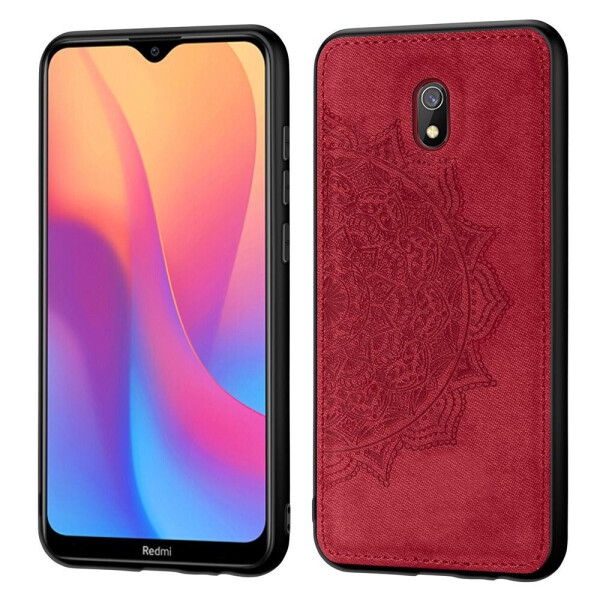 

TPU+Textile чехол Mandala с 3D тиснением для Xiaomi Redmi 8a Красный (6258211)