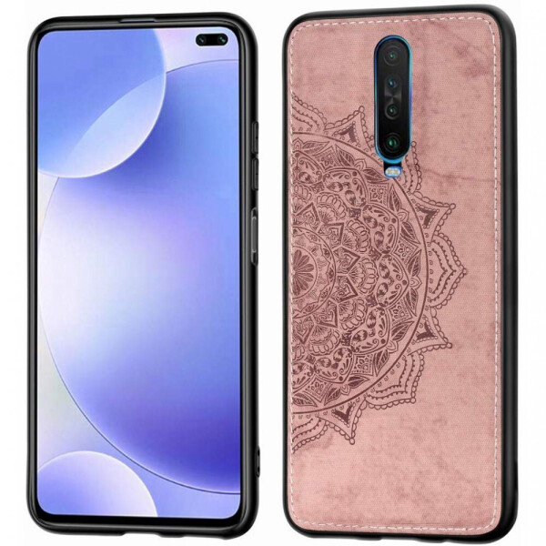 

TPU+Textile чехол Mandala с 3D тиснением для Xiaomi Redmi K30 / Poco X2 Розовый (5465836)