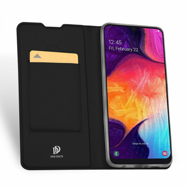 

Чехол-книжка Dux Ducis с карманом для визиток для Samsung Galaxy A50 (A505F) / A50s / A30s Черный (492491)
