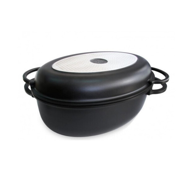 

Гусятниця з крышкой-сковородой антипригарная Lessner Black Pro 8,6 л 55874
