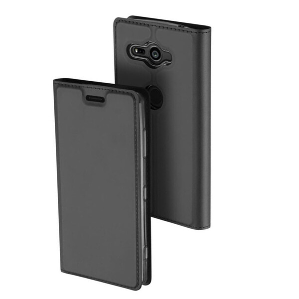 

Чехол-книжка Dux Ducis с карманом для визиток для Sony Xperia XZ2 Compact Серый (8116577)