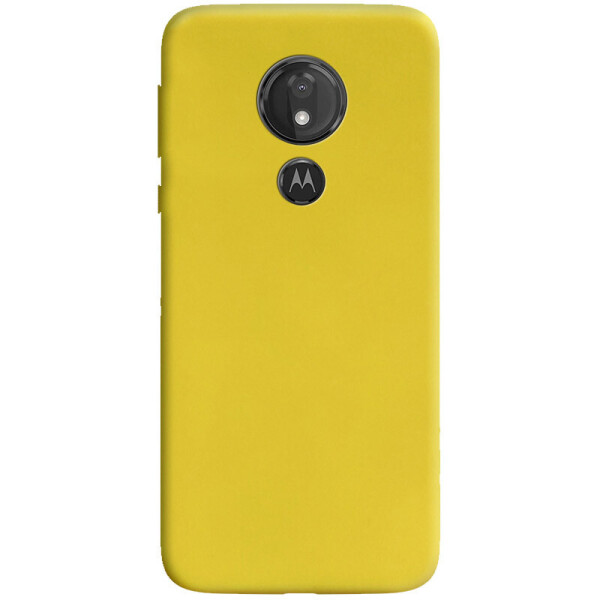 

Силиконовый чехол Candy для Motorola Moto G7 Power Желтый (7122200)