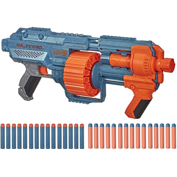 

Бластер Нерф Елит Шоквейв Nerf Elite 2.0 Shockwave RD-15 BlasterHasbro E9527