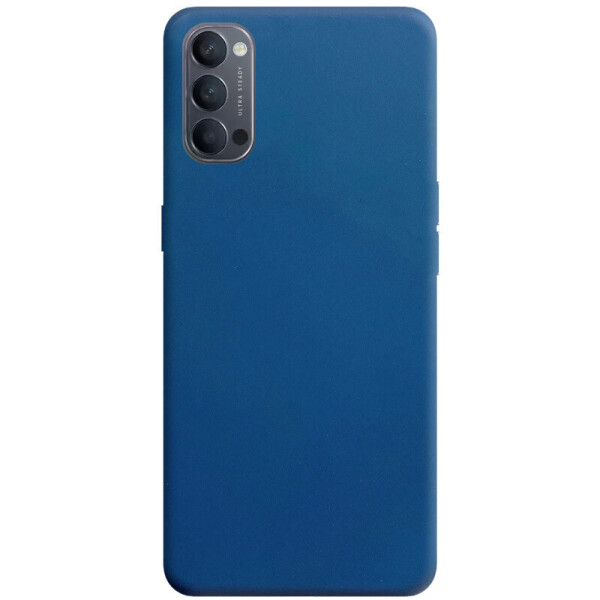 

Силиконовый чехол Candy для Oppo Reno 4 Синий (8158418)