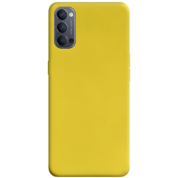 

Силиконовый чехол Candy для Oppo Reno 4 Желтый (2878777)