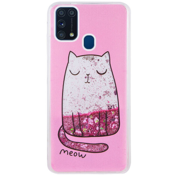

TPU чехол с переливающимися блестками для Samsung Galaxy M31 Котенок (9872348)