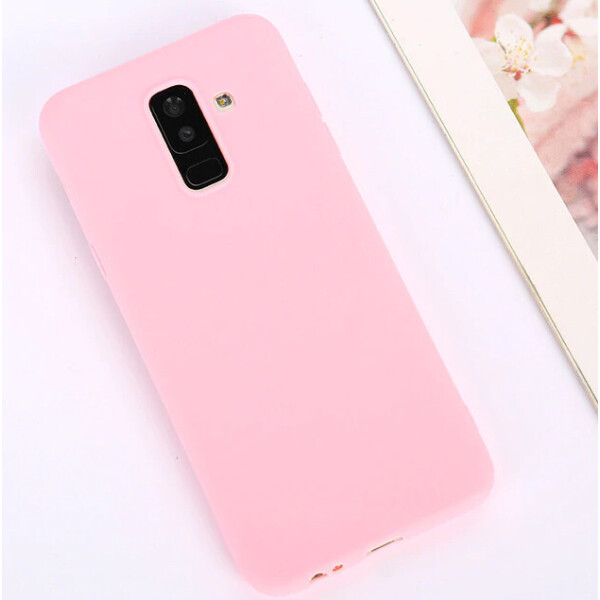 

Силиконовый чехол Candy для Samsung Galaxy A6 Plus (2018) Розовый (2859649)