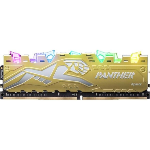 

DDR4 8GB 3000 MHz Panther Rage RGB Silver-Golden Apacer (EK.08G2Z.GJM)