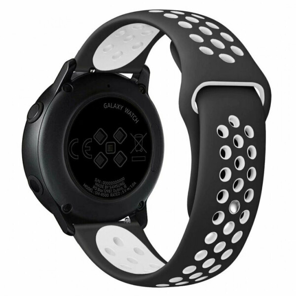 

Силиконовый ремешок Sport Nike+ для Xiaomi Amazfit/Samsung 20 mm black/white (9224729)