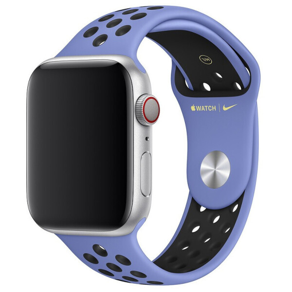 

Силиконовый ремешок Sport Nike+ для Apple watch 38mm/40mm Royal Pulse/Black (8767107)