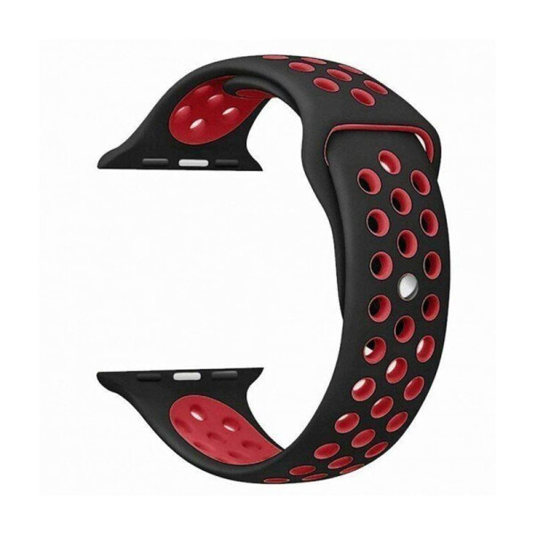 

Силиконовый ремешок Sport Nike+ для Apple watch 42mm/44mm black/red (2125006)