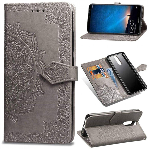 

Кожаный чехол (книжка) Art Case с визитницей для Huawei Mate 10 Lite Серый (6030851)