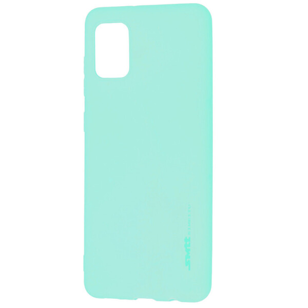 

TPU чехол матовый SMTT для Samsung Galaxy A31 Бирюзовый (soft touch) (7681282)