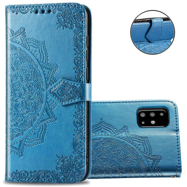 

Кожаный чехол (книжка) Art Case с визитницей для Samsung Galaxy A51 Синий (7685971)